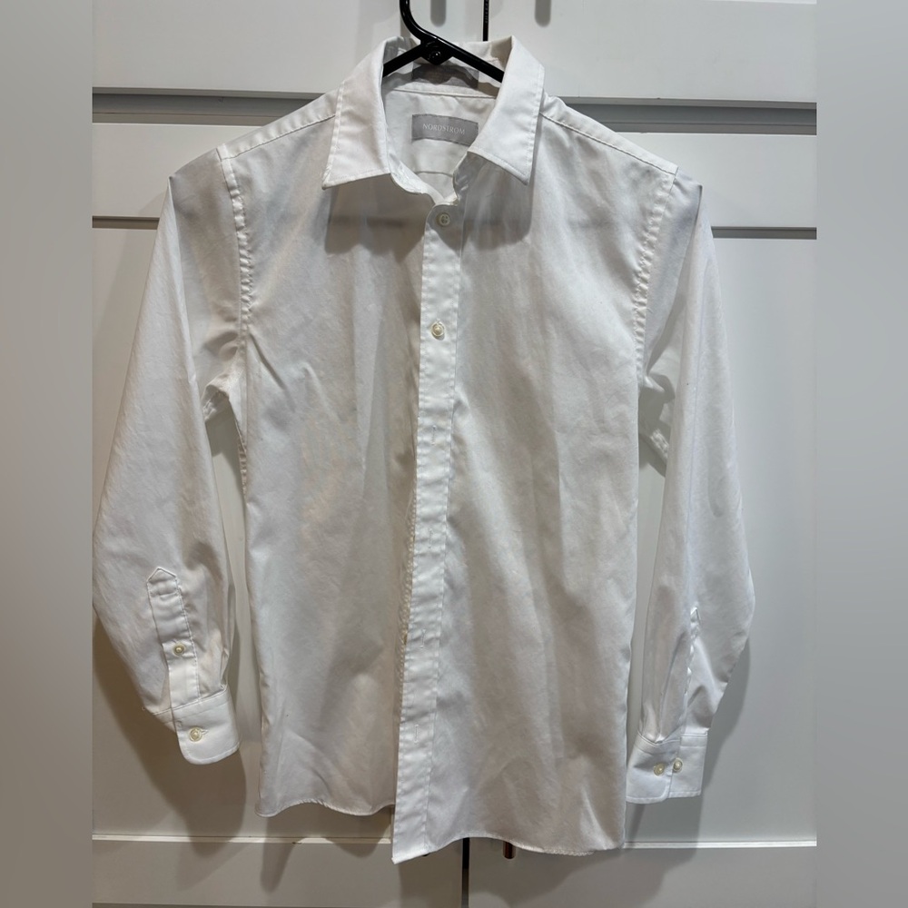 Nordstrom Boys White Dress Shirt